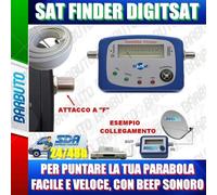 PUNTATORE, MISURATORE CAMPO, SAT FINDER DVB-S/S2 "PER PUNTARE LA TUA PARABOLA"