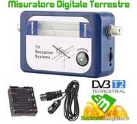 Puntatore Misuratore DVB-T Finder con Bussola e portapile
