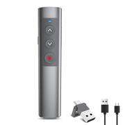 Puntatore Presenter Wireless Ricaricabile, Controllo Del Volume, Telecomando Pre