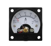 Puntatore rotondo amperometro CC 2A5A10A30A50A100A200A300A 45 * 45mm Misuratore di pannello corrente(DC15A directly on)
