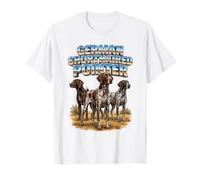 Puntatore Tedesco a Pelo Corto per Amanti dei Cani Anni '80 GSP GSP Uomini Donne Maglietta