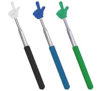 Puntatore Telescopico Insegnanti 3 Pezzi, Bastone di Puntamento Estensibile, Bacchetta Telescopica Allungabile, Puntatore per Dito, per Insegnante di Scuola Materna Della Scuola Elementare