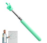 Puntatore telescopico per insegnanti: puntatore estensibile in acciaio inox, ideale per presentazioni, formazioni, conferenze, partecipazione a classe, materiale scolastico e didattico
