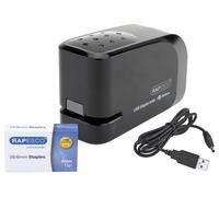 Puntatrice Elettrica Automatica USB 626EL Con Graffette, Nera - 1454