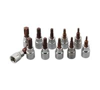 Punte a bussola 3/8 1/4inch-T60 11pz/set acciaio cromato vanadio utensile manual