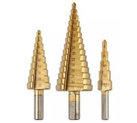 54T300 set di punte a gradini, coniche Ø: 4-12 mm, 4-20 mm, 4-32 mm 3 pz. GRA...