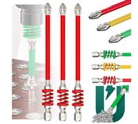 Punte a molla arcobaleno Design antiscivolo magnetico maniglie universali set standard bit bit bit denti pressa pezzi Phillips mini nuova molla scivolante, 2025 bit, doppia precisione nuova punta