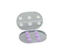 Punte Auricolari In Silicone Sostituibili In-Ear 3 Paia Morbide e Comode per Cuffie Cablate Taglia S Accessori Viola