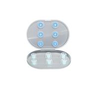 Punte Auricolari In Silicone Sostituibili In-Ear 3 Paia Morbide e Comode per Cuffie Cablate Taglia S Accessori Blu Ghiaccio