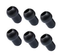 Punte Auricolari Nere 6 Pezzi per Stetoscopio in Silicone