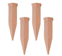 Punte Autoirriganti - 4 Pezzi Irrigatori | Goccia a Lento Rilascio in Terracotta per Piante da Interno Giardino Serra e Aiuole