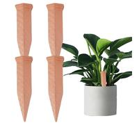Punte Autoirriganti | 4 Pezzi Supporti per Annaffiare Piante | Idratanti In Terracotta Automatici Per Fiori Da Giardino Esterno Interno Vacanze