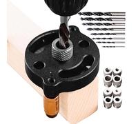 Punte centrali con funzione rotante - Punzonatrice autoconcentrante per fori dritti e precisi - Trapano portatile per foratura ad alta ricerca - Carpenteria per la produzione di mobili