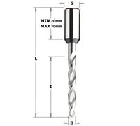 Punte CMT ad attacco rapido per macchine foratrici HW micrograna Cod: 314.21/22