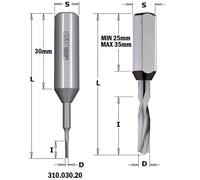 Punte CMT HWM micrograna,attacco rapido, macchine foratrici Cod.: 310.21/22