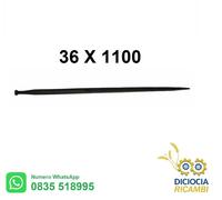 Punte Coniche Denti per Forca trattore Rotoballe fieno paglia letame 36 X 1100