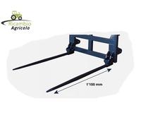 Punte Coniche Denti per Forca trattore Rotoballe fieno paglia letame 36x1100