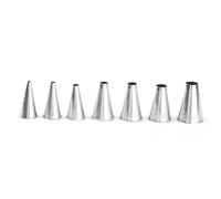 Punte coniche per sac à poche, in acciaio, 4-16 mm, 7 pezzi - Hendi 551615