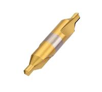 Punte da Trapano Centrali Set 1pc HSS Punta da trapano centrale 1.0-6.0mm Svasatori da 60 gradi Angolo di centraggio in metallo Punta(4.0mm)