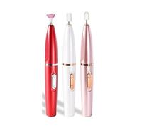 Punte da trapano for lucidatore elettrico for unghie Levigatura professionale for unghie Lucidatura Rimozione della pelle morta Levigatura artistica Macchina for manicure con penna a lima(Red)