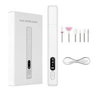 Punte da trapano for lucidatore elettrico for unghie Levigatura professionale for unghie Lucidatura Rimozione della pelle morta Levigatura artistica Macchina for manicure con penna a lima