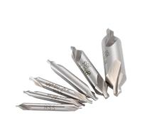 Punte da trapano HSS per tornio e fresatrice, Svasatori con punta angolata da 60 gradi, 1-5 mm, tipo A, senza cono protettivo, set di utensili