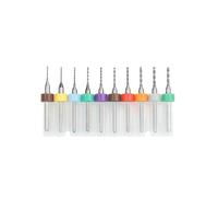 Punte da Trapano PCB in Carburo 10PCS con Lunghezza di Taglio 12MM per Circuito