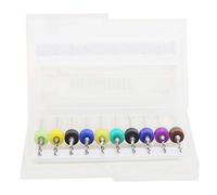 Punte da trapano per circuiti stampati con codolo cilindrico da 10 pezzi 1,6-2,05 mm in carburo cementato