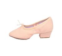 Punte Danza Classica Scarpe da Ballo di qualità for Le Donne in Pelle con Tacco Medio, Ragazze, Donne, Balletto, Danza del Ventre, Yoga, Scarpe da Ballo, Scarpe da Insegnante (Color : Canvas Pink, S