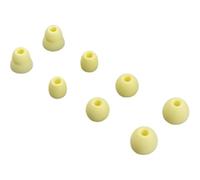 Punte dell'orecchio per Flex/Beats X/Powerbeats Pro, punte di auricolari Bluetooth senza fili in silicone, punte di ricambio antiscivolo per cuffie accessori (giallo)