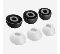 Punte dell'orecchio per Huawei Freebuds 5i/6i silicone Punta dell'orecchio copertura manica cappuccio S/M/L in auricolari accessori 6pcs (white)