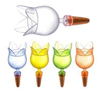 Punte di Irrigazione per Giardino,5 Pezzi Automatici per Innaffiare | Riusabili a Forma di per Interni Esterni - Serra Vivaio Esterno Piante