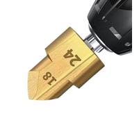 Punte Di Perforazione Del Tubo: Punta Di Perforazione Del Tubo In Acciaio Ad Alta Velocità Per Lavori Idraulici, Strumento Di Smusso Heavy Duty | Pulitore Del Bordo Del Tubo, Ampli