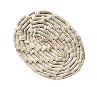 Punte di piastra intrecciata - tappetini portatili anti -cazzo, tappetini a prova di calore in stile rustico naturale per protezione da tavolo