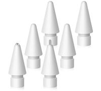 Punte di ricambio aggiornate per Apple Pencil Pro/1a generazione/2a generazione/USB-C, punte in metallo per Apple iPad Pencil per un controllo preciso, punte per Apple iPad Pencil - (confezione da 6)