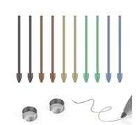 Punte di ricambio colorate in plastica/metallo per Samsung Galaxy Tab S10/S9/S8/S7/S6 Series S Pen, telefono cellulare S25/S24/S23/S22 Ultra S penna, pennini/punte, clip + scatola di immagazzinaggio