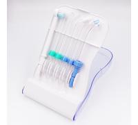 Punte di ricambio compatibili con acqua Waterpik, testine di ricambio, compatibili con Waterpik, custodia e 6 punte di ricambio