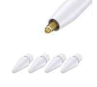 Punte di ricambio compatibili con Apple Pencil 2 Gen iPad Pro Pencil, Logitech Crayon Digital Pencil - Apple Pencil pennino per iPad Apple Pencil 1 st / Pencil 2 Gen bianco, confezione da 4