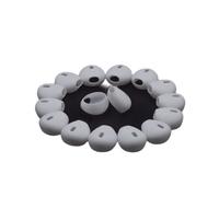 INF Gommini di ricambio per auricolari da 15-16 mm in silicone ultra morbidi 10 paia Bianco