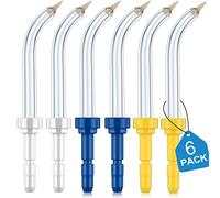 Punte di ricambio per filo interdentale Waterpik, punte per idropulsore dentale Waterpik (come WP-100) e irrigatori orali di altre marche (6 punte parodontali)