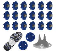 Punte di ricambio per scarpe - Kit di punte blu, 20 anti shock antiscivolo per la sicurezza in sneakers da corsa all'aperto stabilità da corsa e migliore