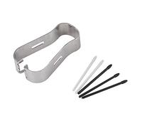 Punte di ricambio per stilo Touch Set di strumenti per pennini S Pen Set di strumenti per ricarica penna Stilo S per penne per Note 8/9 Tab S3/4(Nero)