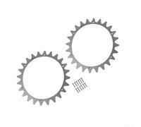 Punte di trazione in acciaio inossidabile per tosaerba con fori per viti svasati per Worx per Landroid L modelli WR153E WR155E WR147E.1 WR148E