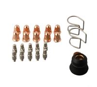 Punte e coppette per elettrodi compatibili S45 per macchina da taglio al plasma Chicago modello 95136, confezione da 24