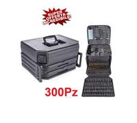 Punte e inserti rivestite 300 pezzi Professionale per Ferro Rame Alluminio