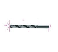 Punte Elicoidali Beta 410 Cilindriche Serie Corta Hss Rullate da 0,50 a 20,00 mm