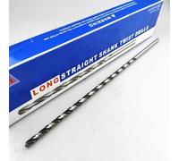 Punte elicoidali extra lunghe con gambo dritto W6 in acciaio alto per foratura profonda, lunghezza 350 mm, set di strumenti professionali per la lavorazione dei metalli (A)