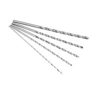 Punte Elicoidali Extra Lunghe da 150mm, 5 Pezzi Diametro 2/3/3,5/4/5 mm HSS Punta Trapano Lunga Punte Trapano Legno Lunghe con Gambo Dritto per Alluminio, Legno, Plastica