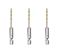 Punte elicoidali, punta for metallo, punte for legno rivestite in titanio HSS, codolo esagonale da 1/4, dimensioni 1,5-6,5 mm(3PCS 2.0mm)