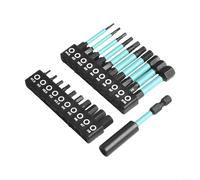 Punte esagonali per cacciavite, 21 pezzi, lunghezza 25 mm e 60 mm, per punte H1.5 .5 H3 H3.5 H4 H5 H6 H7 H8 1/4 di pollice per trapano avvitatore e strumenti a cricchetto